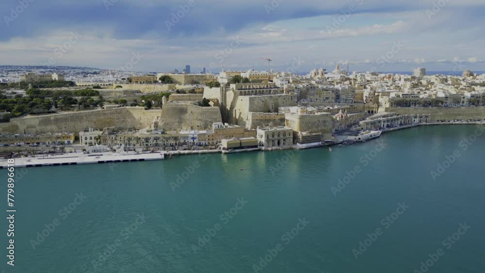 Beautiful Valletta on the island of Malta, HDR aerial shots Beautiful Valletta on the island of Malta, HDR aerial shots