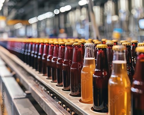 Craft beer assembly  rows of bottled sunshine  markets call
