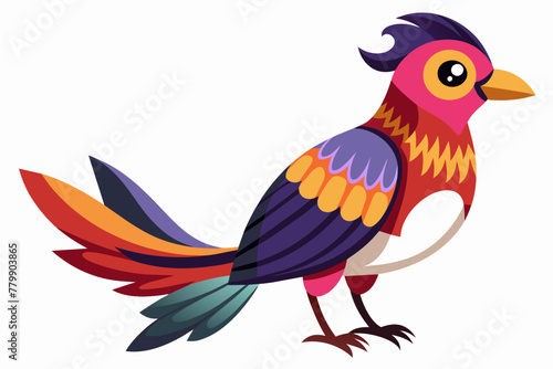 Beautiful bird vector artwork illustration