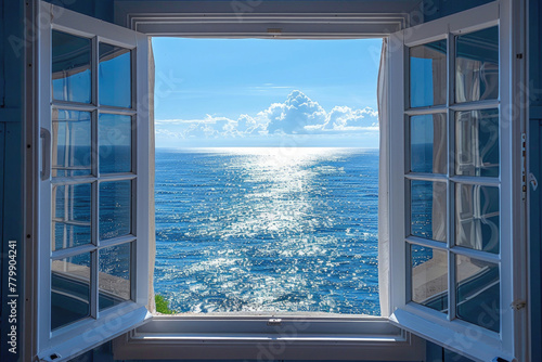 A window with a view of the ocean © Venka
