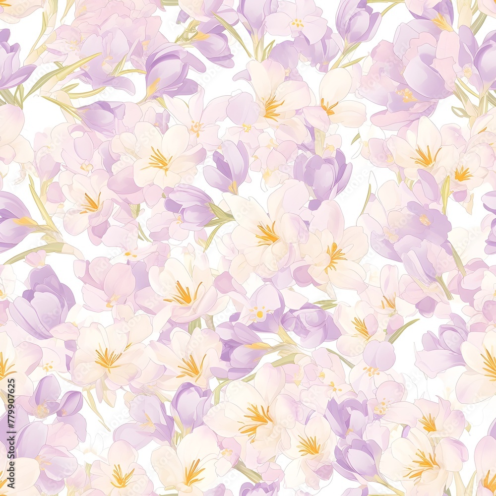 Purple Crocus Blossom Marks the Arrival of Spring Purple Crocus Blossom Marks the Arrival of Spring