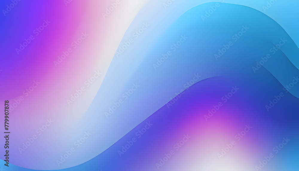 Fototapeta premium Wavy colorful background with 3D style. Modern liquid background. Abstract textured background with mixing pink, purple, blue, and orange color