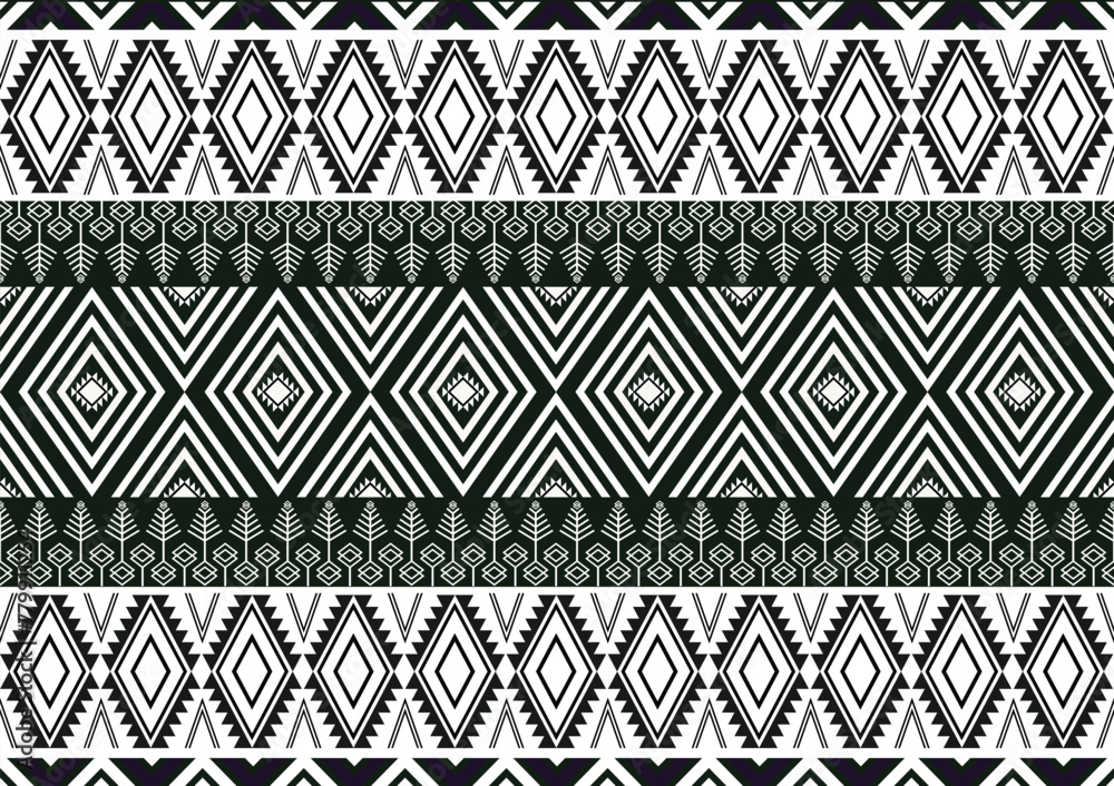 Ethnic geometric seamless fabric pattern Cross Stitch.Ikat embroidery oriental Pixel pattern brown background. Abstract,vector,illustration. Texture,Cross Stitch,frame,decoration,carpet wallpaper. Ethnic geometric seamless fabric pattern Cross Stitch.Ikat embroidery oriental Pixel pattern brown background. Abstract,vector,illustration. Texture,Cross Stitch,frame,decoration,carpet wallpaper.