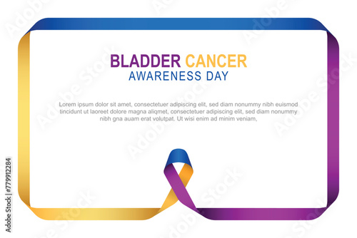 Bladder Cancer Awareness Day background.