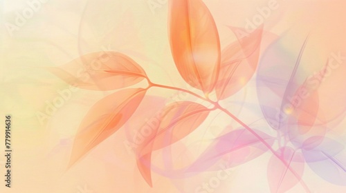 Soft Pastel Floral Abstract for Serene Imagery