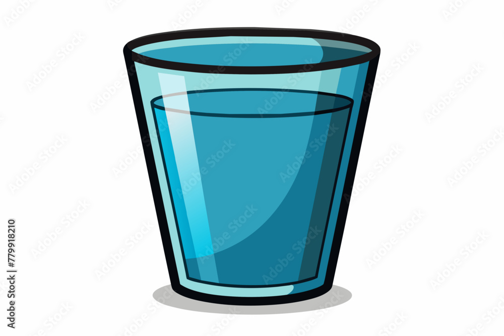 Glass vector design with white background. Glass vector design with white background.