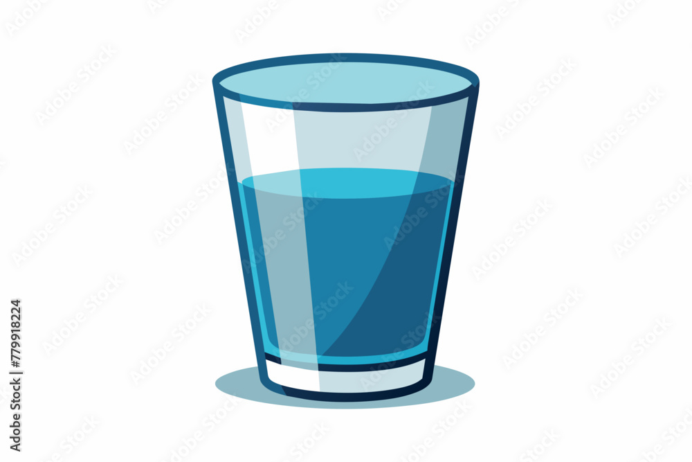 Glass vector design with white background. Glass vector design with white background.