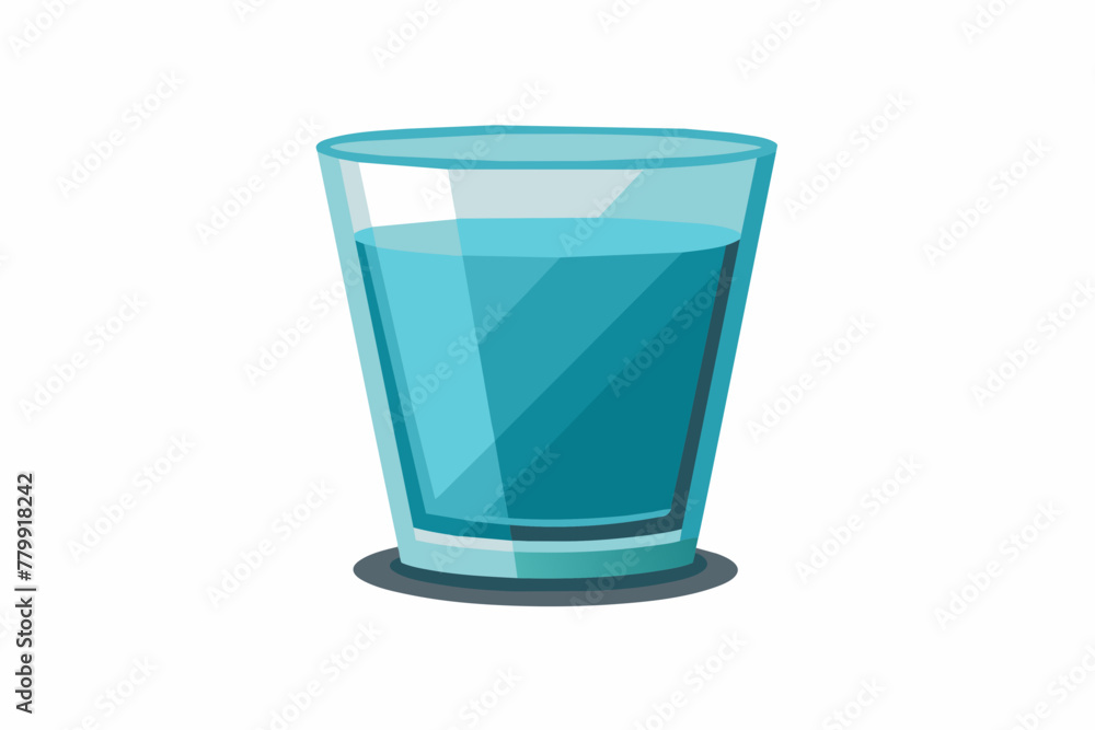Glass vector design with white background. Glass vector design with white background.