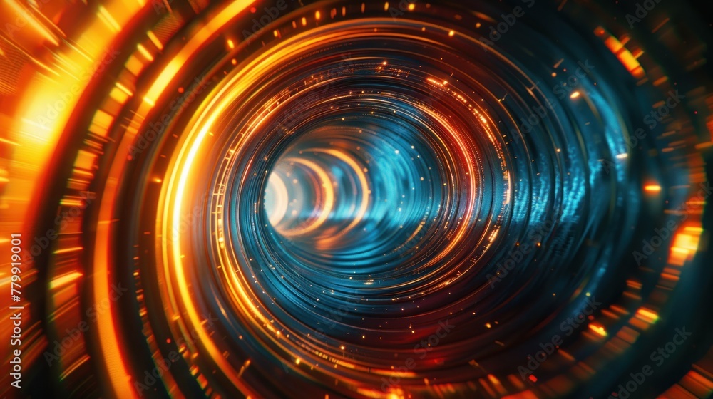 Graphic: Light travels in circles. Graphic: Light travels in circles.