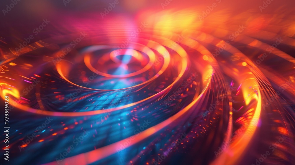 Graphic: Light travels in circles. Graphic: Light travels in circles.