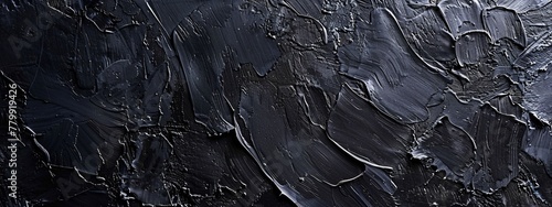 a close up of a black surface