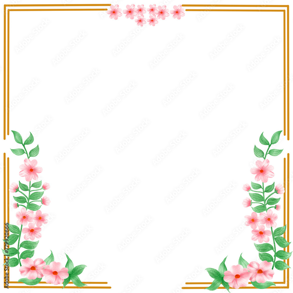 frame of flowers frame of flowers