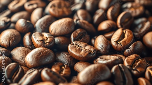 Wallpaper Mural Abstract background of close-up view of coffee beans. Torontodigital.ca