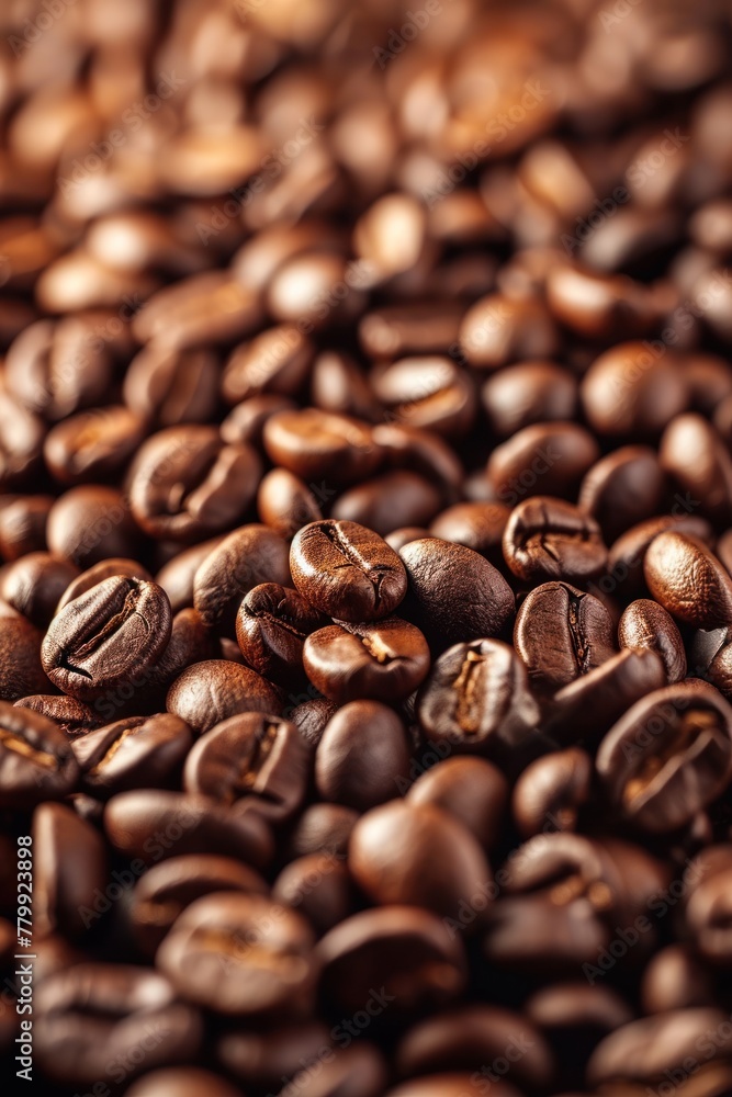 Abstract background of close-up view of coffee beans. Abstract background of close-up view of coffee beans.