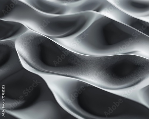 Close-up of a 3D matte surface in a subtle grey, perfect for a clean and unobtrusive advertising background