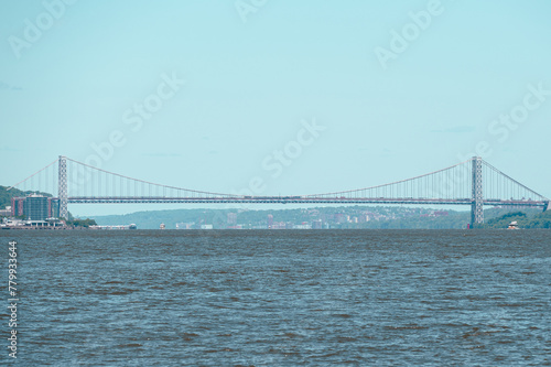 View over the Hudson River to New Jersey 