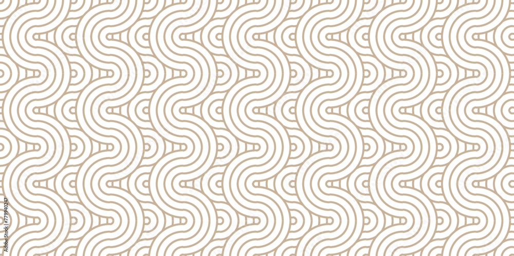 	
Overlapping Pattern Minimal diamond geometric waves spiral transparent and abstract circle wave line. brown seamless tile stripe geometric create retro square line backdrop pattern background.