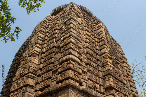 Exterior of the Parsurameswara temple in Bhubaneswar, Odisha, India, Asia