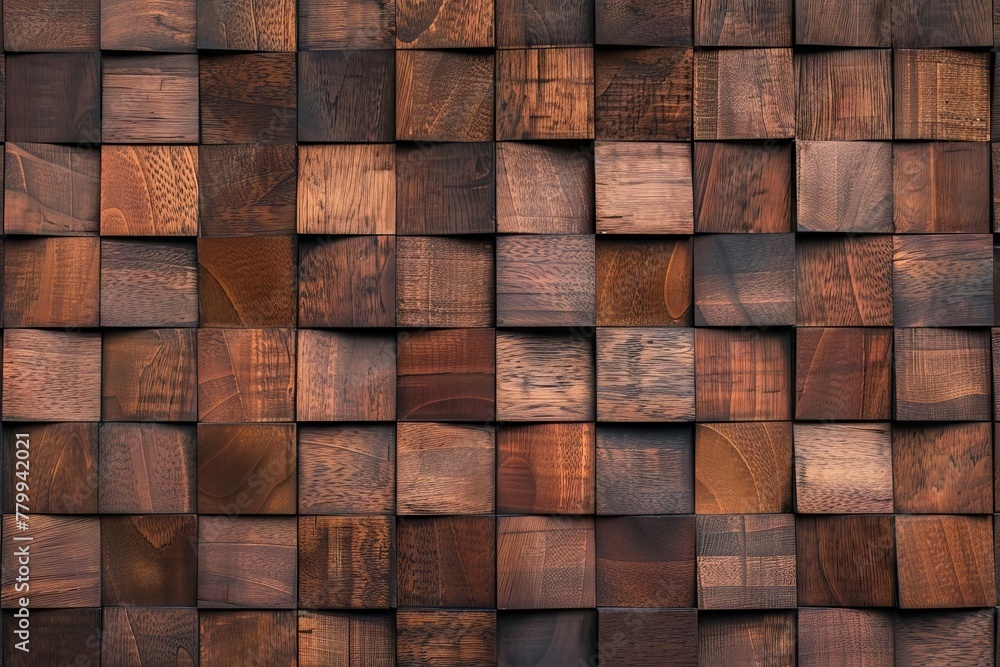 Seamless pattern of brown wooden acoustic panels, warm textured wall background Seamless pattern of brown wooden acoustic panels, warm textured wall background