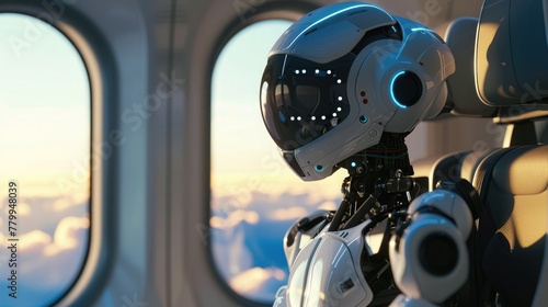 Robotic pilots flying passengers safely to their destinations.