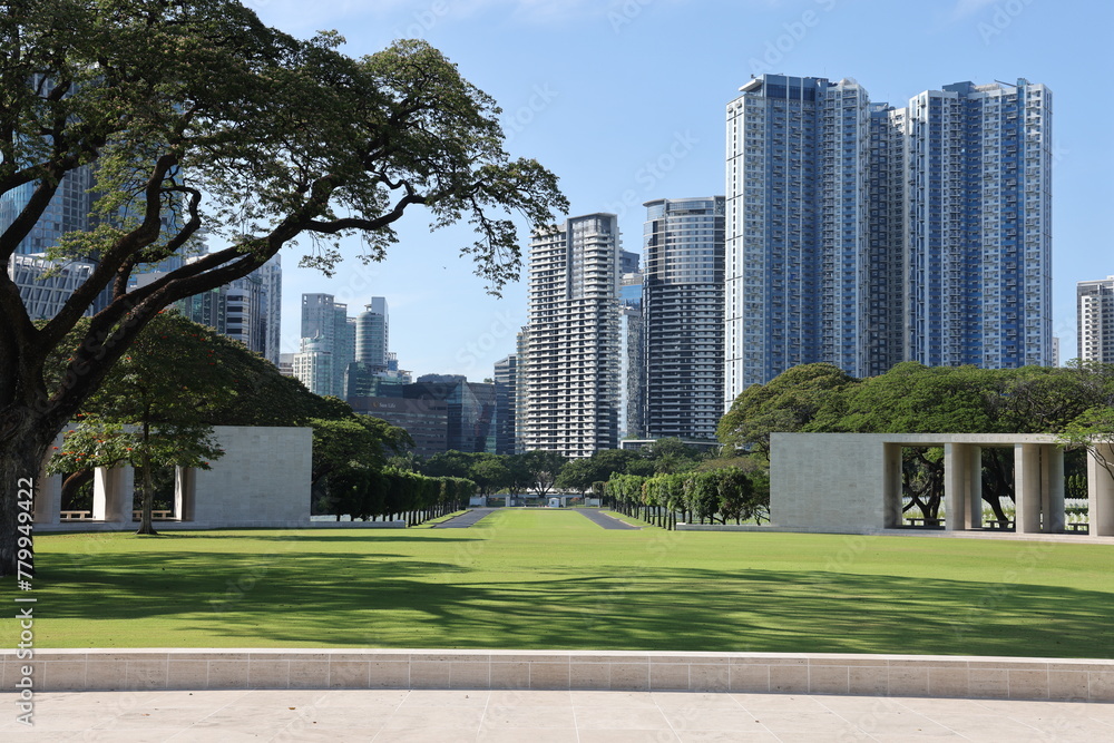 The manila american ww2 memorial cemetery on March 30, 2024 The manila american ww2 memorial cemetery on March 30, 2024