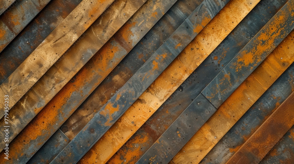 A close up of a rusty metal wall with holes in it, AI A close up of a rusty metal wall with holes in it, AI