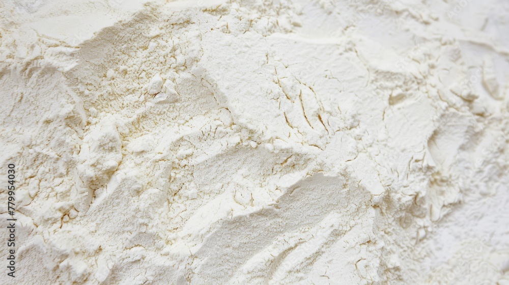 Obraz premium flour close-up texture background