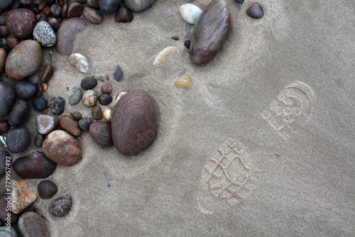 Shore - Findhorn - Moray - Scotland - UK photo