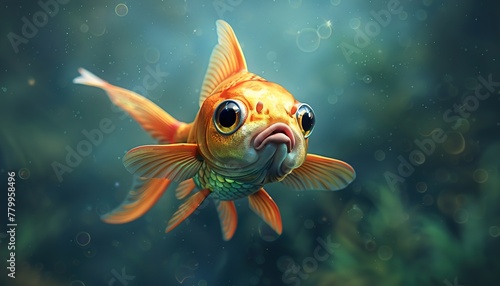 yellow tang fish © Ahmad