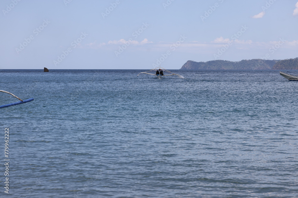 Puerto princesca island from water view Palawan Philippines on April 4, 2024