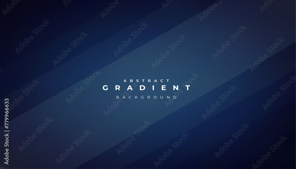 Midnight Blue Gradient Background with Soft Shades for Design