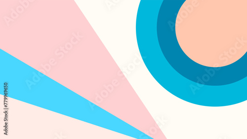 ABSTRACT BACKGROUND WITH GEOMETRIC SHAPES PASTEL FLAT COLOR VECTOR DESIGN TEMPLATE FOR WALLPAPER, COVER DESIGN, HOMEPAGE DESIGN
