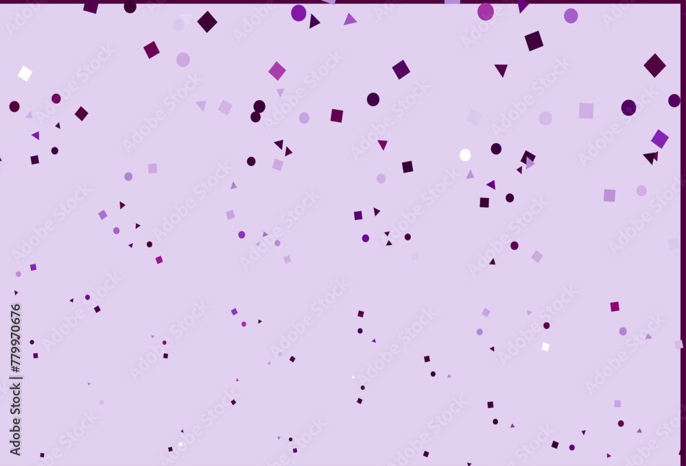 Light Purple vector layout with circles, lines, rectangles. Light Purple vector layout with circles, lines, rectangles.
