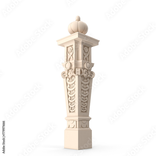 column isolated 