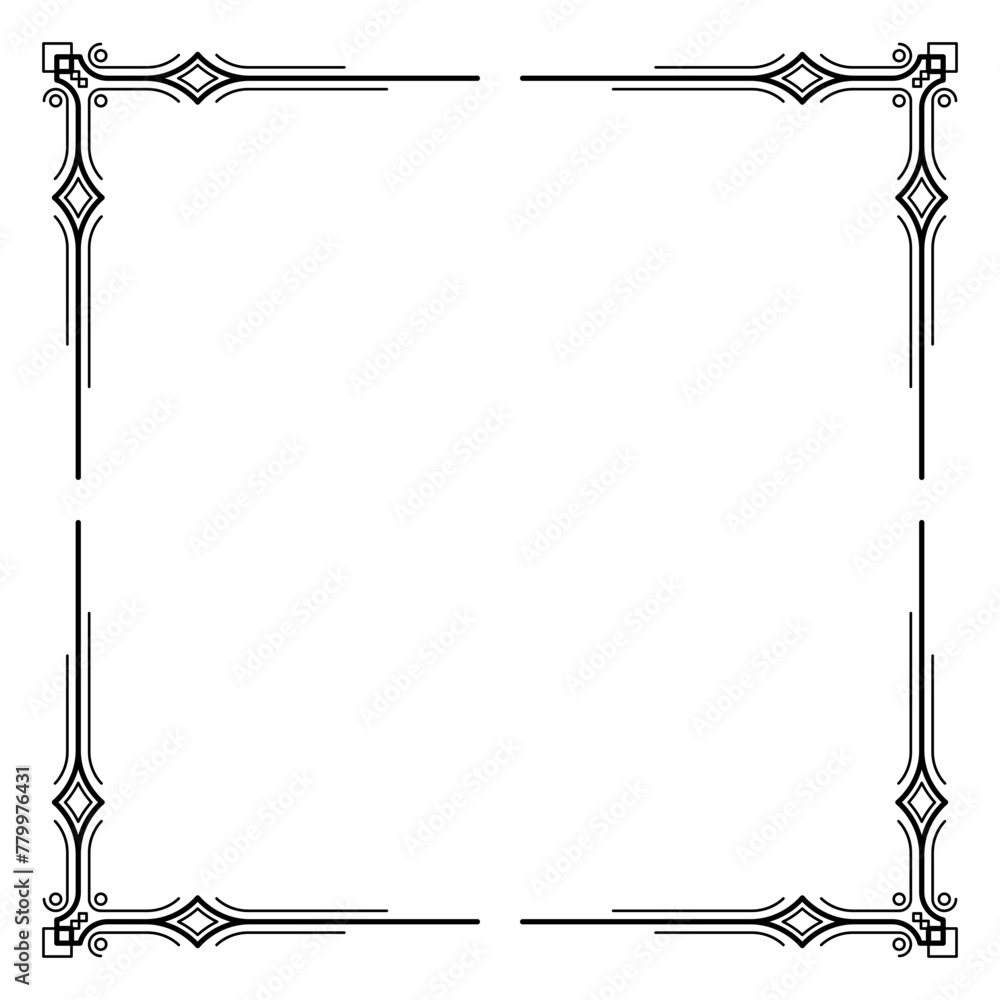 Art deco frame. Artwork graphic pattern. Ornate wedding invitation background template. Vintage retro style banner or label design. Vector design object Art deco frame. Artwork graphic pattern. Ornate wedding invitation background template. Vintage retro style banner or label design. Vector design object