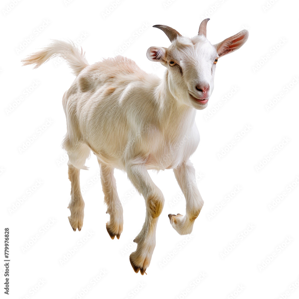Fototapeta premium Goat. Isolated on transparent background.