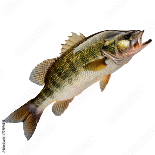 Perch. Isolated on transparent background.