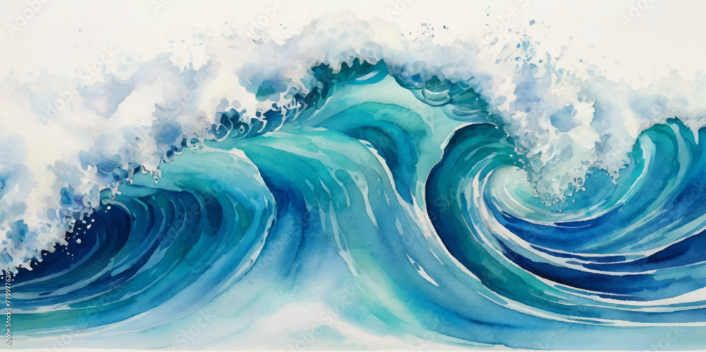 Abstract blue ocean sea surface water wave and curve line background. Vector illustration. Abstract blue ocean sea surface water wave and curve line background. Vector illustration.