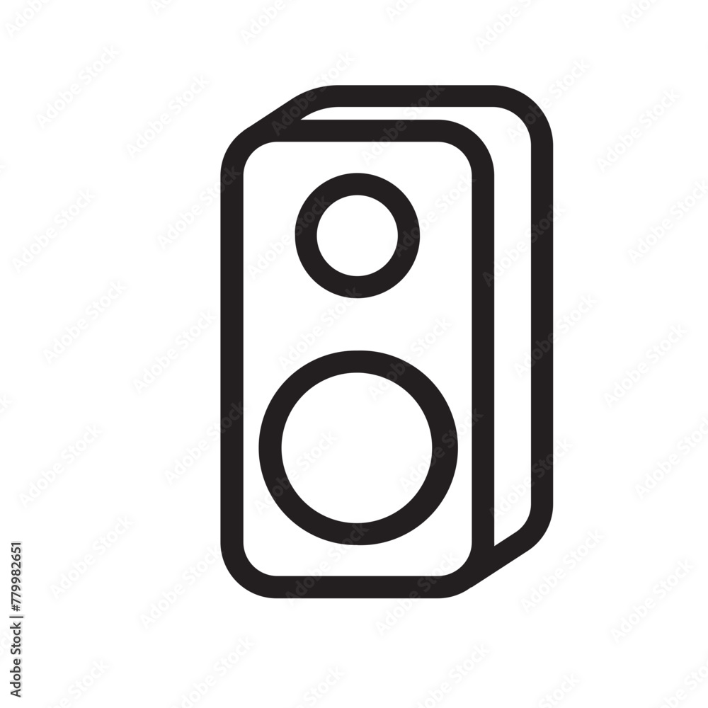 Speaker Line Icon Speaker Line Icon