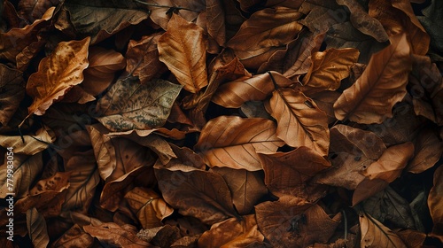 close up dry leaf