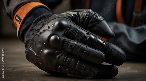 Impact Resistant and Vibration Resistant Gloves .Generative AI