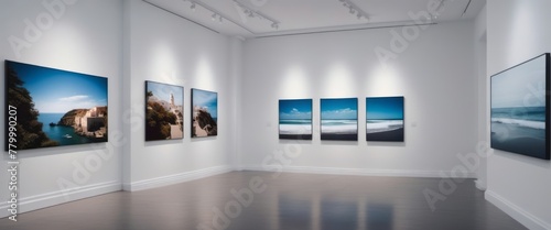 White Room With Paintings on the Wall