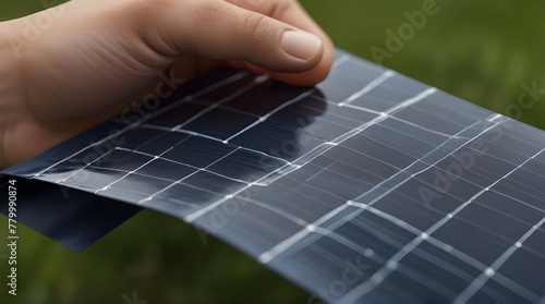 Flexible Solar Cell .Generative AI