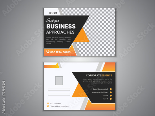 Simple and clean post card  Design 