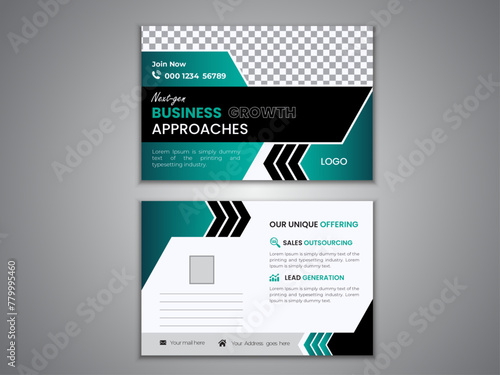 Simple and clean post card  Design 