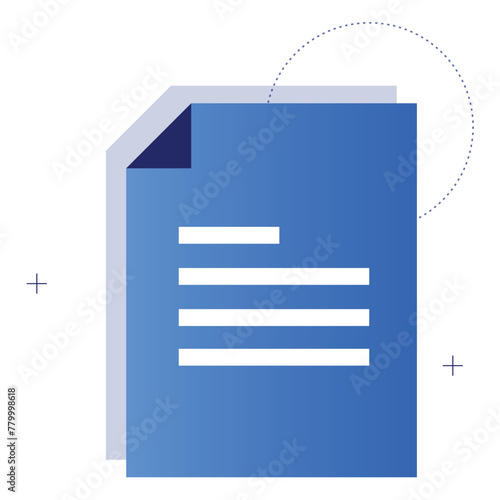 Efficiently manage documents with the icon, facilitating tasks such as editing, uploading, downloading, syncing, and cloud integration.