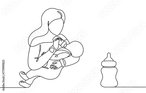 Feeding baby