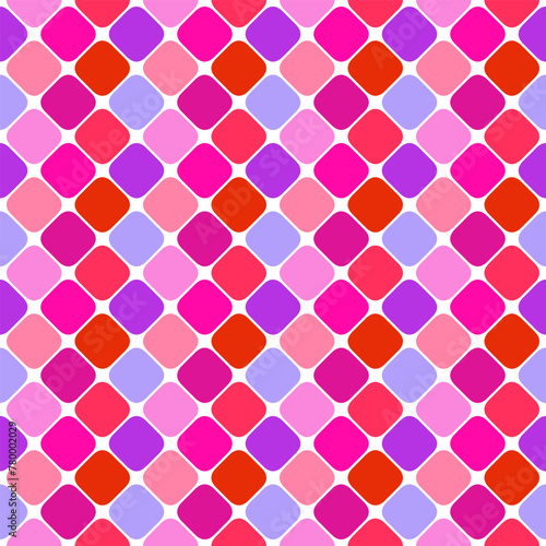 Seamless abstract square pattern background design - repeating vector illustration