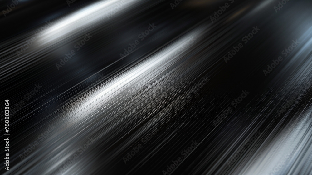 black polished aluminum background