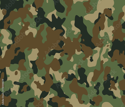 Army camouflage pattern military uniform, modern green brown background